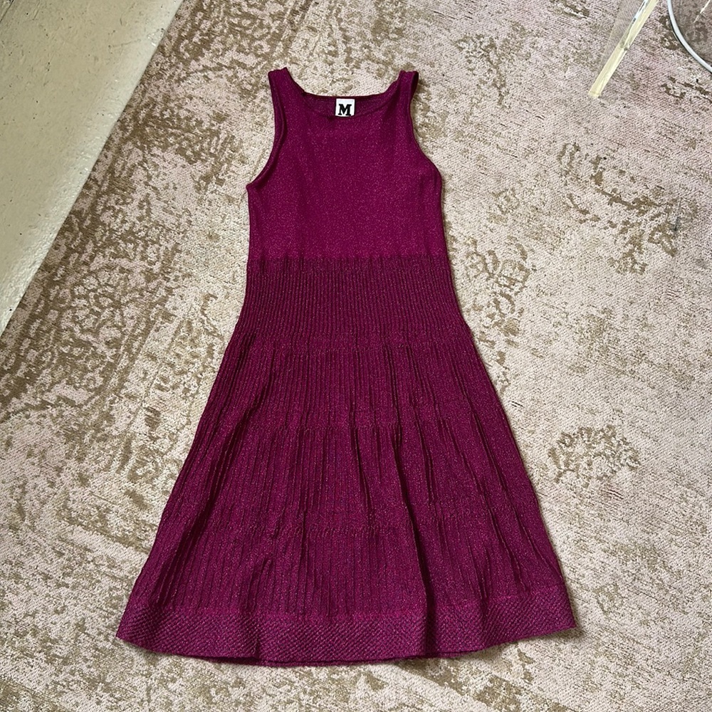 Missoni Sparkly Knit Pink Dress
